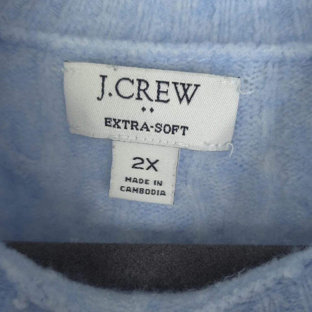 J.Crew Factory Wool Blend Light Weight Sweater Size 2XL - Picture 4 of 6